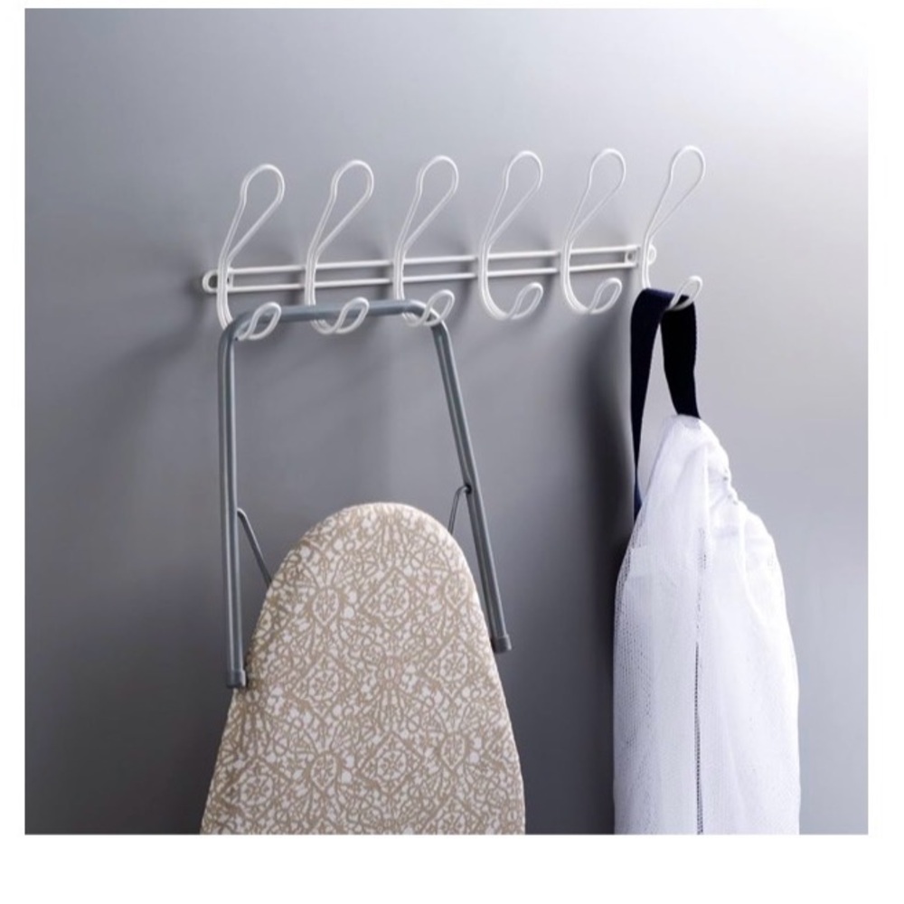 Franklin Brass 18.23" Coat and Hat Hook Rail/ Chrome/Wall Mounted/ brand new